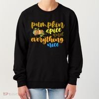 Pumpkin Spice And Everything Nice Halloween Women's Sweatshirt thumb 0