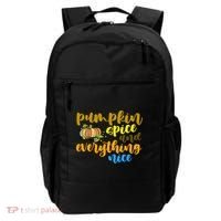 Pumpkin Spice And Everything Nice Halloween Backpack thumb 0