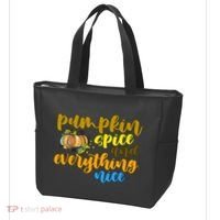Pumpkin Spice And Everything Nice Halloween Tote Bag thumb 3