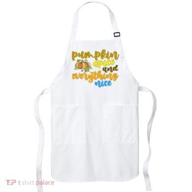 Pumpkin Spice And Everything Nice Halloween Apron