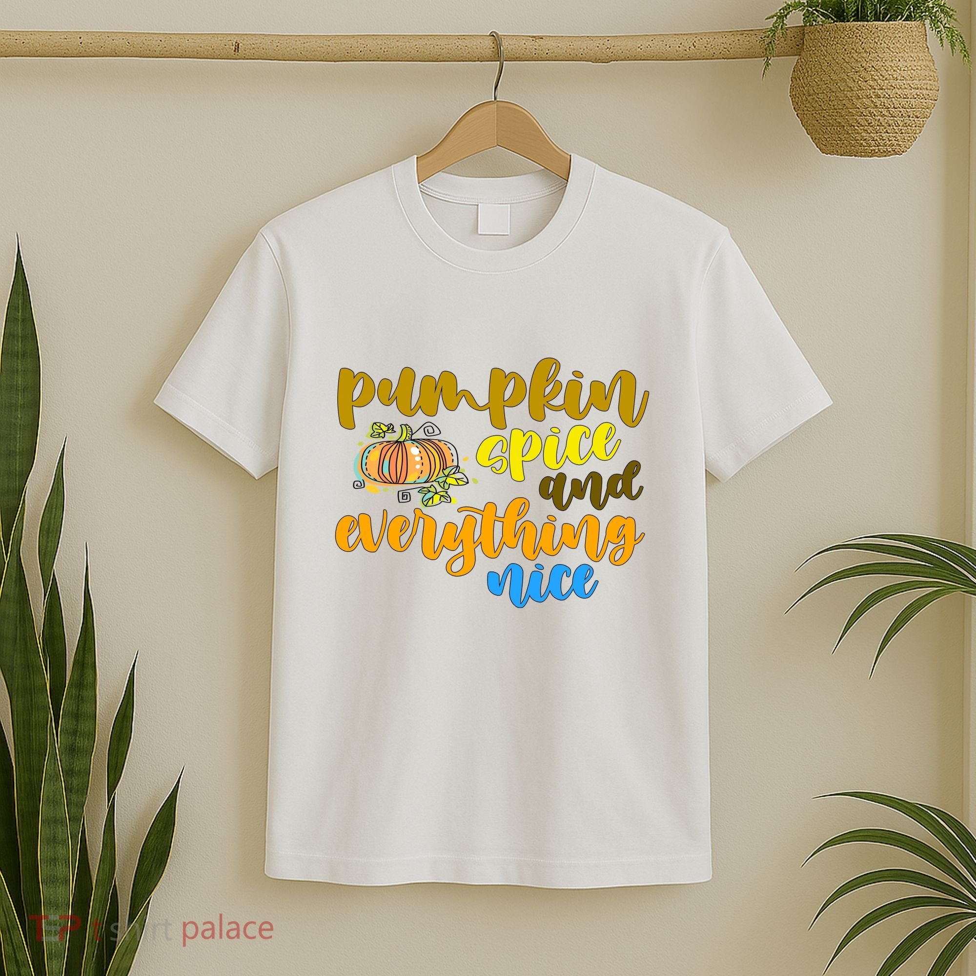 Pumpkin Spice And Everything Nice Halloween T-Shirt