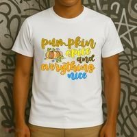 Pumpkin Spice And Everything Nice Halloween T-Shirt thumb 3