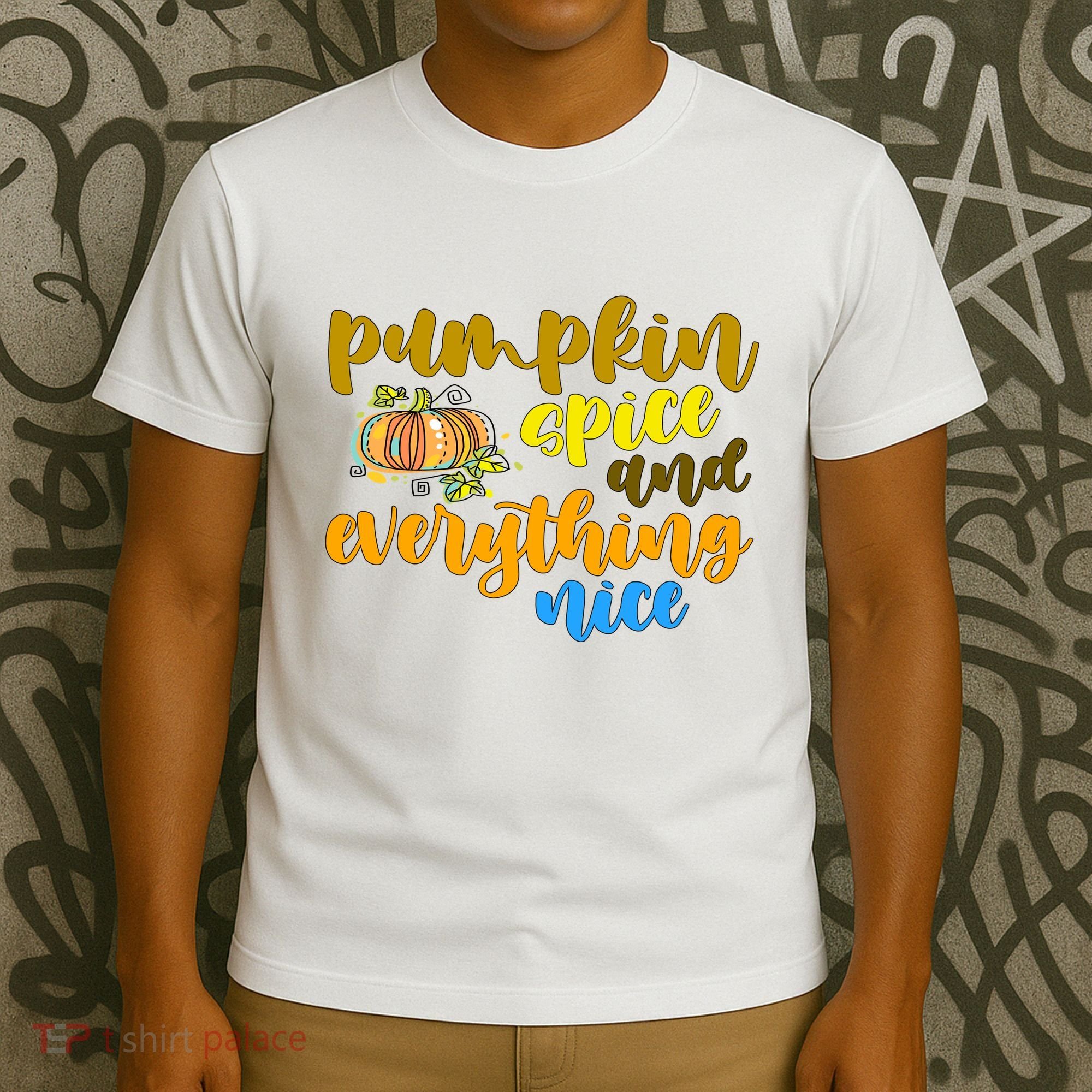 Pumpkin Spice And Everything Nice Halloween T-Shirt