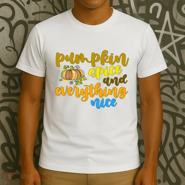 Pumpkin Spice And Everything Nice Halloween T-Shirt