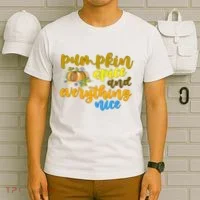 Pumpkin Spice And Everything Nice Halloween T-Shirt thumb 6