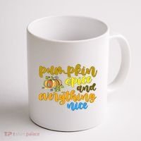 Pumpkin Spice And Everything Nice Halloween Coffee Mug thumb 1