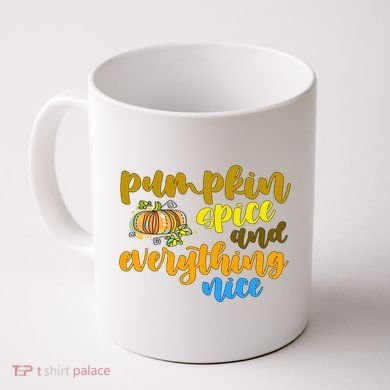 Pumpkin Spice And Everything Nice Halloween Coffee Mug