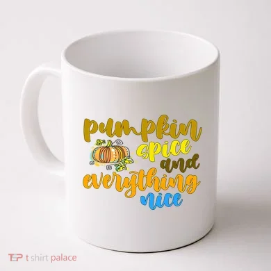 Pumpkin Spice And Everything Nice Halloween Coffee Mug