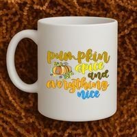 Pumpkin Spice And Everything Nice Halloween Coffee Mug thumb 2