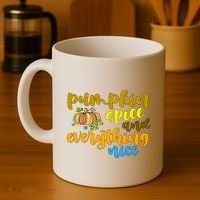 Pumpkin Spice And Everything Nice Halloween Coffee Mug thumb 4