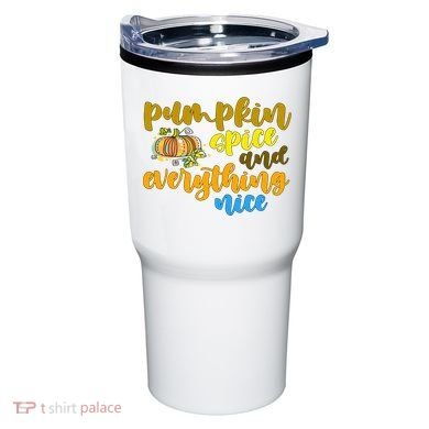 Pumpkin Spice And Everything Nice Halloween Tumbler