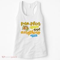 Pumpkin Spice And Everything Nice Halloween Women's Tank Top thumb 0