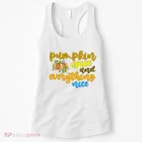 Pumpkin Spice And Everything Nice Halloween Women's Tank Top thumb 0