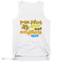 Pumpkin Spice And Everything Nice Halloween Tank Top thumb 0