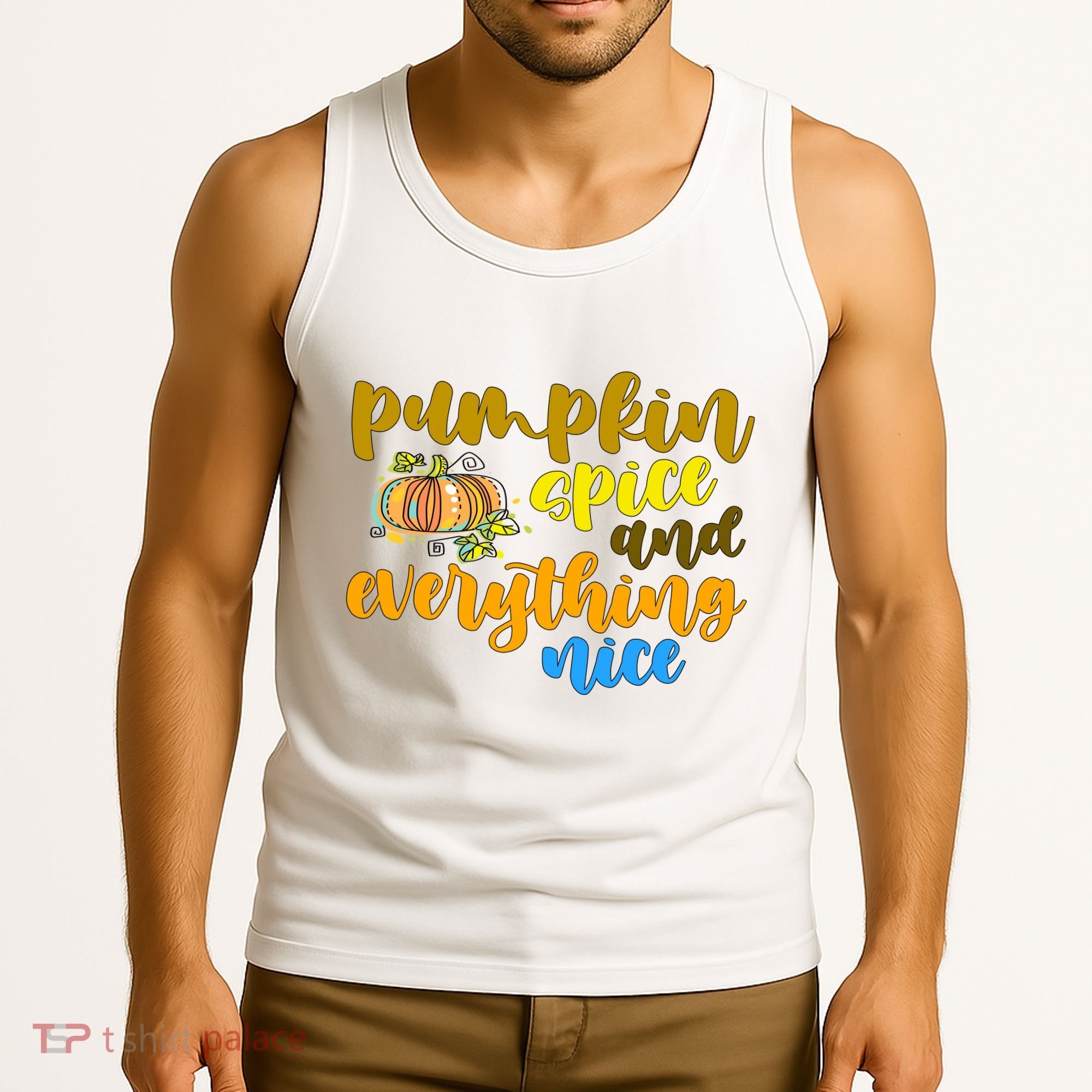 Pumpkin Spice And Everything Nice Halloween Tank Top