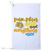 Pumpkin Spice And Everything Nice Halloween Golf Towel thumb 0