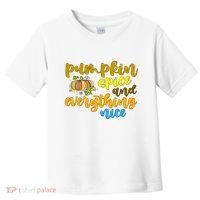 Pumpkin Spice And Everything Nice Halloween Toddler T-Shirt thumb 0