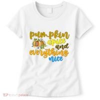 Pumpkin Spice And Everything Nice Halloween Women's T-Shirt thumb 0