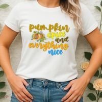 Pumpkin Spice And Everything Nice Halloween Women's T-Shirt thumb 2