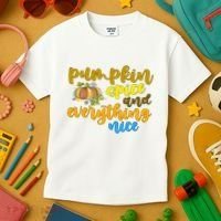 Pumpkin Spice And Everything Nice Halloween Kids T-Shirt thumb 3