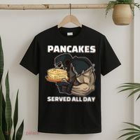 Pancakes Served All Day Football Offensive Lineman Pancake T-Shirt thumb 2