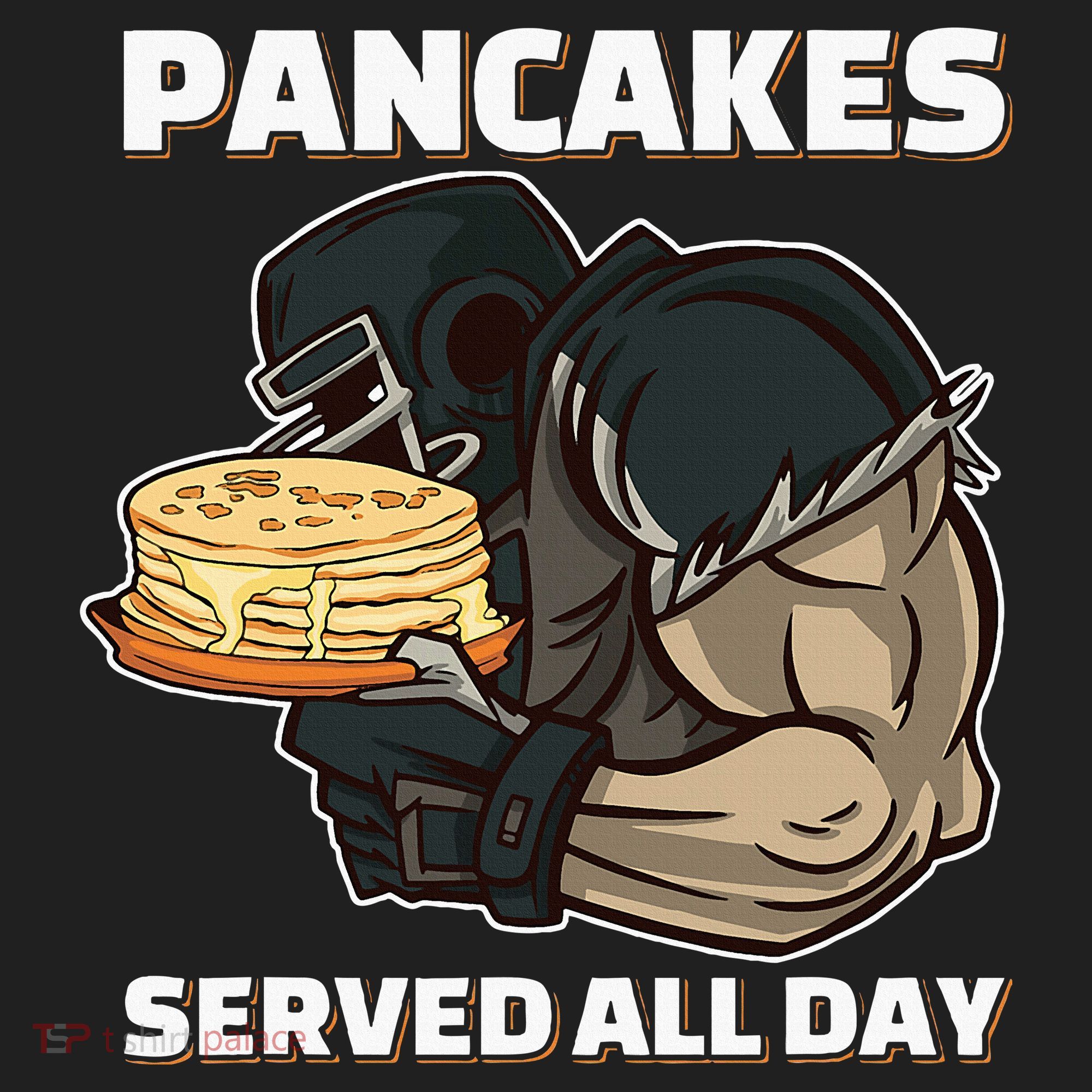 Pancakes Served All Day Football Offensive Lineman Pancake Beanie