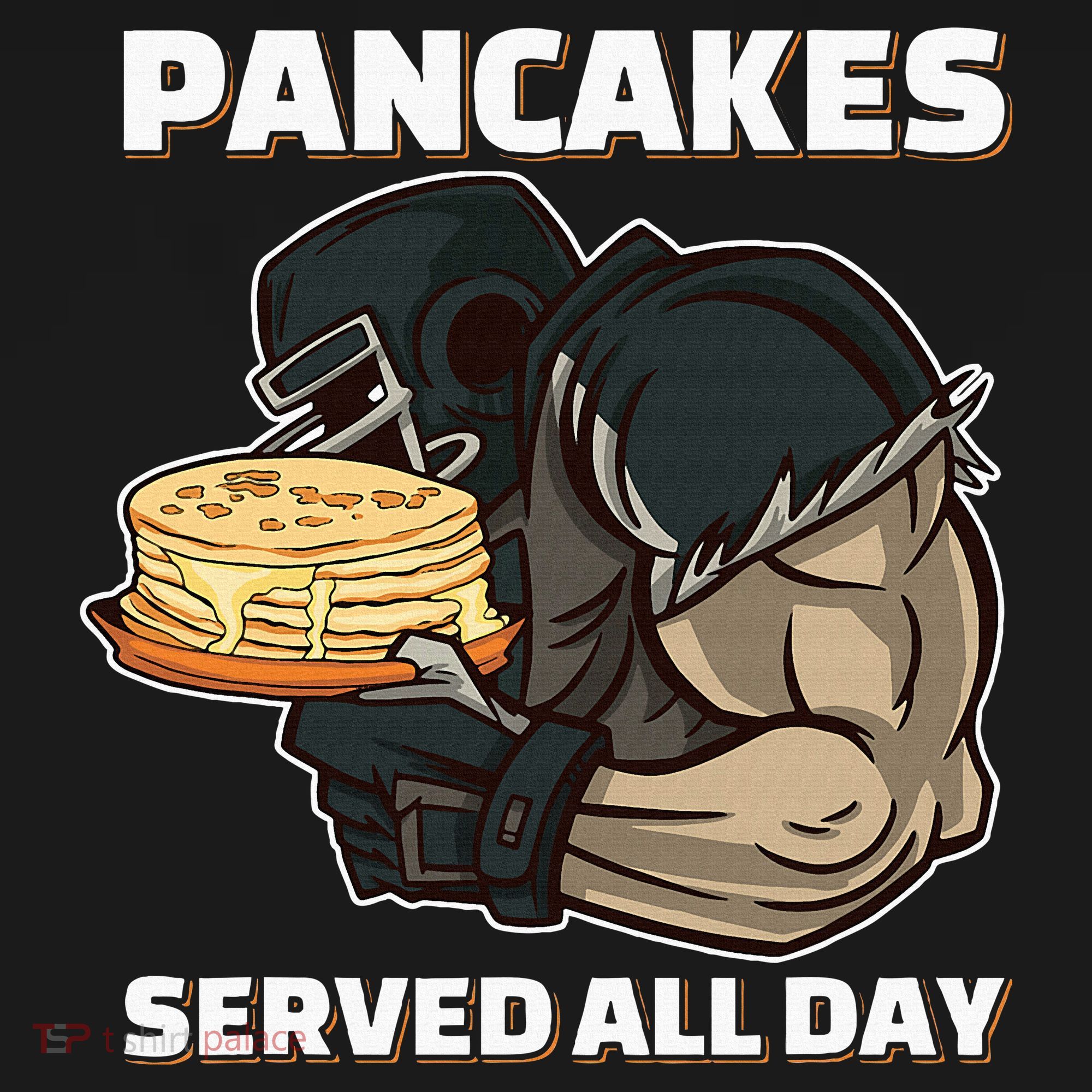 Pancakes Served All Day Football Offensive Lineman Pancake Women's Tank Top