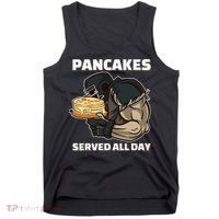 Pancakes Served All Day Football Offensive Lineman Pancake Tank Top thumb 0