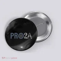 Pro Second Amendment Freedom Over Tyranny Button thumb 0