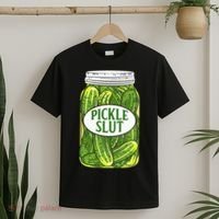 Pickle Slut A Girl Who Loves Pickles Canning Food Quote T-Shirt thumb 2