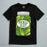 Pickle Slut A Girl Who Loves Pickles Canning Food Quote T-Shirt thumb 5