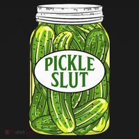 Pickle Slut A Girl Who Loves Pickles Canning Food Quote Women's Hoodie thumb 2