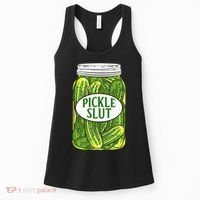 Pickle Slut A Girl Who Loves Pickles Canning Food Quote Women's Tank Top thumb 0