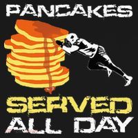 Pancakes Served All Day Fun Lineman Football Christmas Gifts Kids Sweatshirt thumb 2