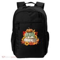 Pumpkin Sunflower Autumn Leaves Backpack thumb 0