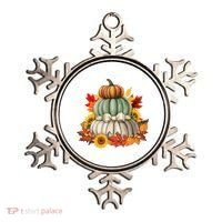Pumpkin Sunflower Autumn Leaves Ornament thumb 0