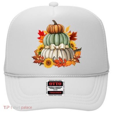 Pumpkin Sunflower Autumn Leaves Hat