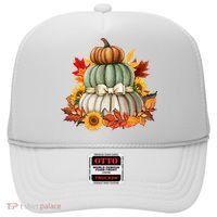 Pumpkin Sunflower Autumn Leaves Hat thumb 0