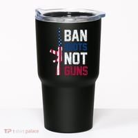 Pro Second Amendment Gun Rights Ban Idiots Not Guns Tumbler thumb 0