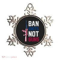 Pro Second Amendment Gun Rights Ban Idiots Not Guns Ornament thumb 0