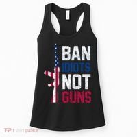 Pro Second Amendment Gun Rights Ban Idiots Not Guns Women's Tank Top thumb 0