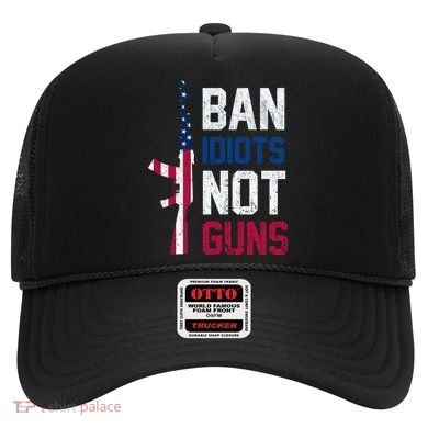 Pro Second Amendment Gun Rights Ban Idiots Not Guns Hat