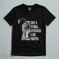 Pitbull Save A Pitbull Funny Dog Rescue Pitbull Mom Dad T-Shirt thumb 5