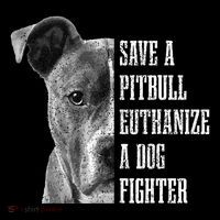 Pitbull Save A Pitbull Funny Dog Rescue Pitbull Mom Dad Ornament thumb 1