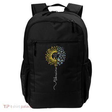 Peace Sunflower Butterflies Flag Support Backpack