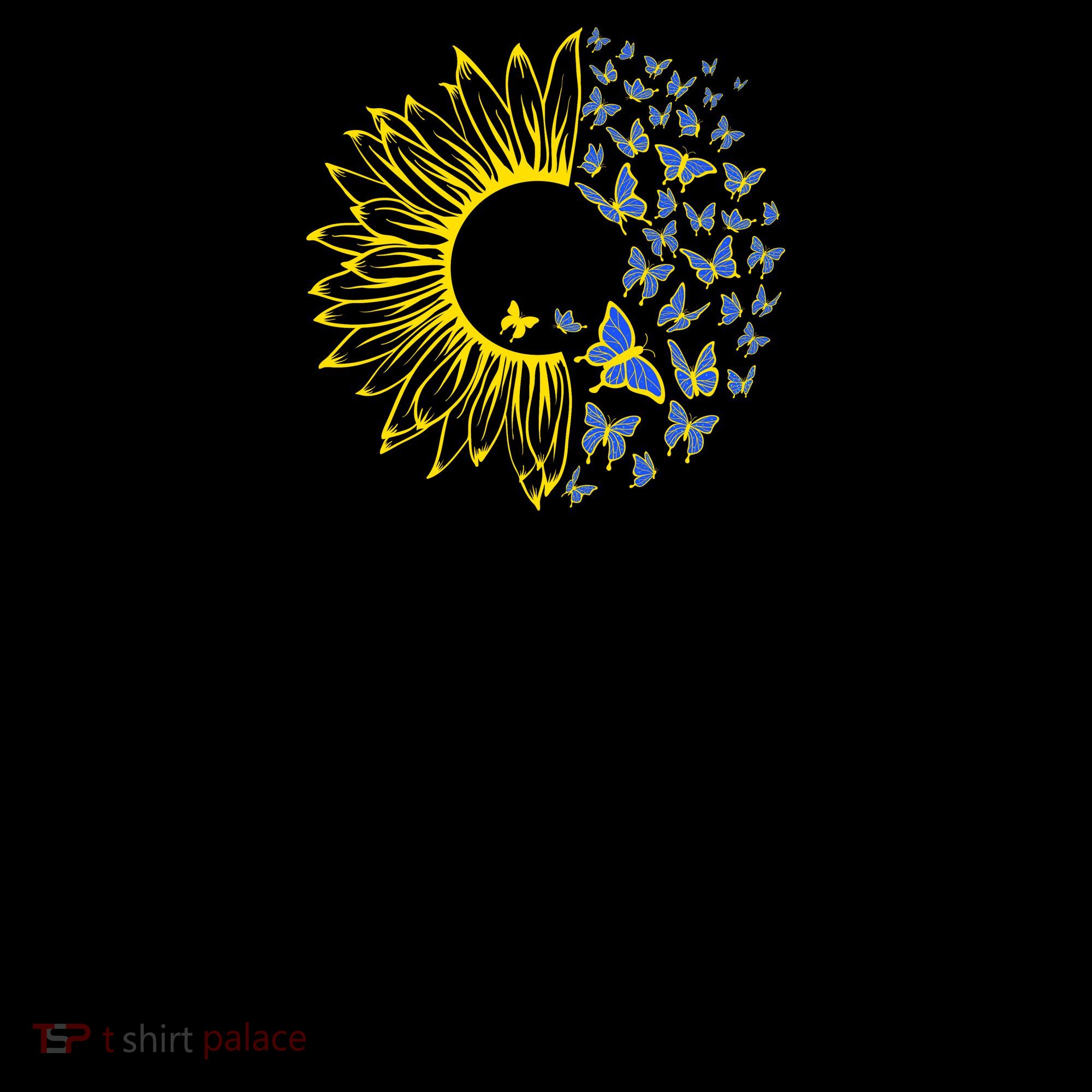 Peace Sunflower Butterflies Flag Support Coffee Mug