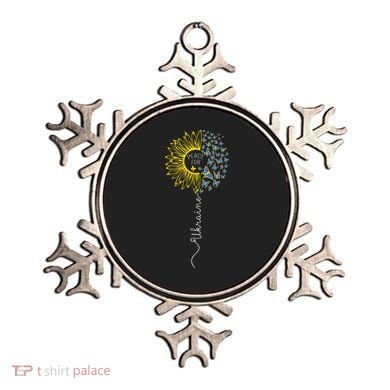 Peace Sunflower Butterflies Flag Support Ornament