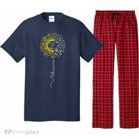 Peace Sunflower Butterflies Flag Support Pajama Set thumb 0