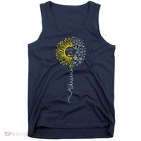 Peace Sunflower Butterflies Flag Support Tank Top thumb 0