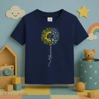 Peace Sunflower Butterflies Flag Support Toddler T-Shirt thumb 3